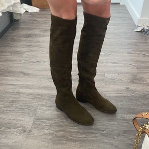 NWT Stuart Weitzman skimmer suede boot